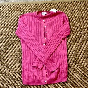 Foxcroft Hot Pink Cardigan